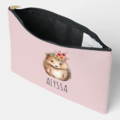 ガーリーヘッジホッカスタムグ、鉛筆ケース アクセサリーポーチ (見開き)