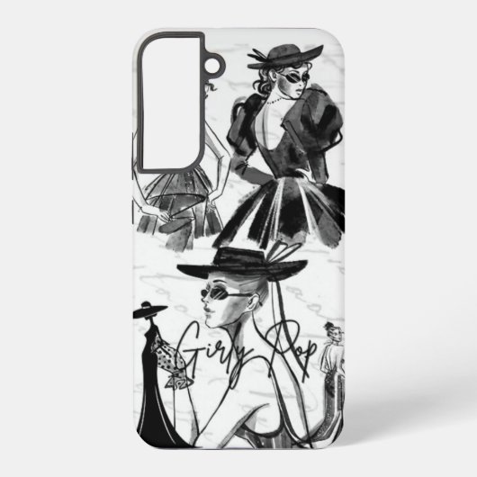 ガーリーポップマガジンの表紙のスマホケース SAMSUNG GALAXYケース (裏面)