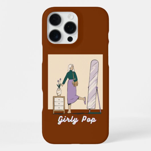 ガーリーポップ携帯ケース iPhoneケース (裏面)