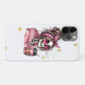 ガーリーメッシーバン スケルトンハートサングラス ピンク エス Case-Mate iPhoneケース (裏面(横))