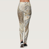 ガーリーモダンカッコいいMarbleテクスチャ レギンス (裏面)