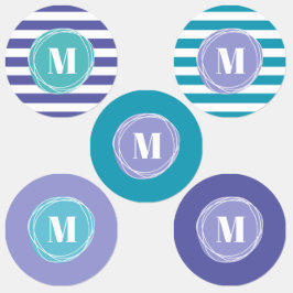 ガーリーモダンストライプ ラベル