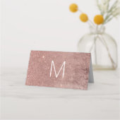 ガーリーモダンバラ金ゴールドグリッター箔座席表 プレイスカード (裏面)