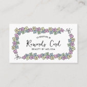 ガーリーモダンフローラユニークブティックサロンスパ ロイヤリティカード (正面)