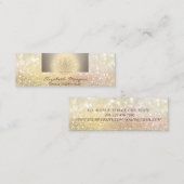 ガーリーモダンプロフェッショナル、《写真》ぼけ味・ロータス スキニー名刺 (正面/裏面)