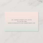 ガーリーモダンプロフェッショナル 名刺 (裏面)