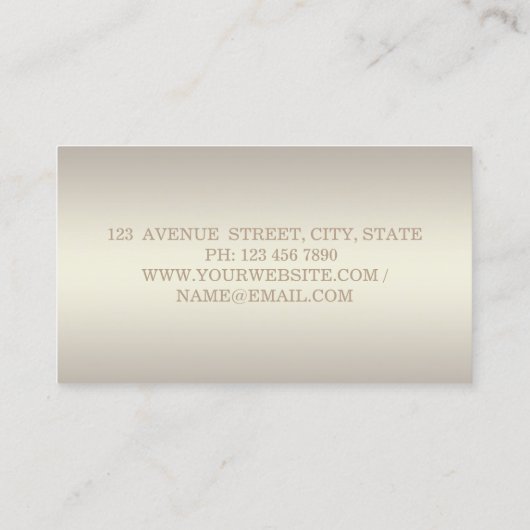 ガーリーモダンプロフェッショナル 名刺 (裏面)