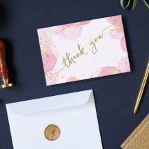 ガーリーモダン抽象芸術ピンクインクフェイク金ゴールドグリッター