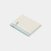 ガーリーモダン水玉模様フェイク金ゴールドキラキラ猫 ポストイット (アングル)