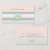 ガーリーモダン魅力的プロフェッショナル 名刺 (正面/裏面)