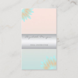 ガーリーモダン魅力的プロフェッショナル 名刺