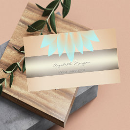 ガーリーモダン魅力的プロフェッショナル 名刺