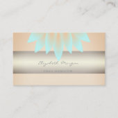 ガーリーモダン魅力的プロフェッショナル 名刺 (正面)