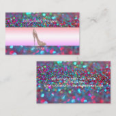 ガーリーモダン《写真》ぼけ味 名刺 (正面/裏面)