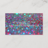 ガーリーモダン《写真》ぼけ味 名刺 (裏面)