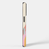 ガーリーレトロビンテージウェーブ 名前入り Case-Mate iPhoneケース (裏面 / 右)