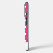 ガーリーレトロピンク水玉模様 Case-Mate iPhoneケース (裏面 / 左)