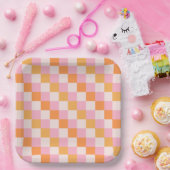 ガーリーレトロ秋パーティープレート ペーパープレート (パーティー)