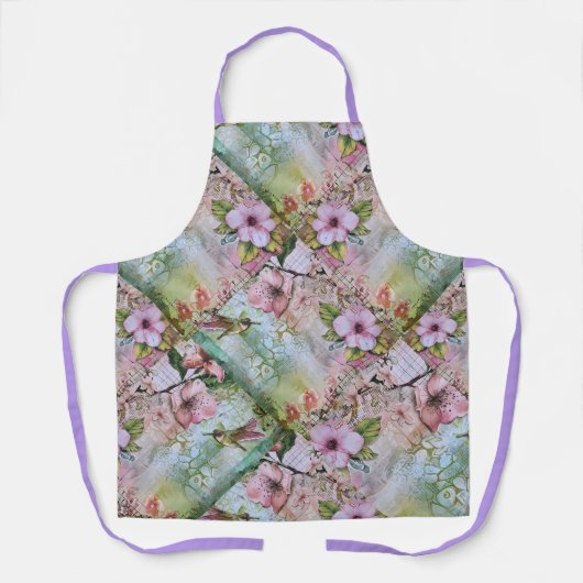 ガーリーヴィンテージのインスパイアフローラ エプロン (正面)