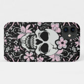 ガーリーヴィンテージスカル Case-Mate iPhoneケース (裏面(横))