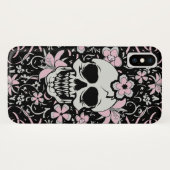 ガーリーヴィンテージスカル Case-Mate iPhoneケース (裏面(横))
