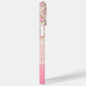 ガーリーヴィンテージピンクフローラバラリボン及びレース Case-Mate iPhoneケース (裏面 / 右)