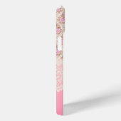 ガーリーヴィンテージピンクフローラバラリボン及びレース Case-Mate iPhoneケース (裏面 / 右)