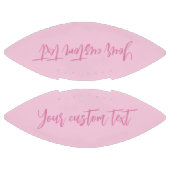 ガーリー可愛いパーソナライズされたピカスタムンクの文字 アメリカンフットボール (パネル)