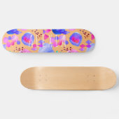 ガーリー抽象芸術アートモダン スケートボード (横)
