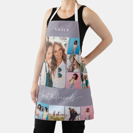 ガーリー数々の最高のモダン薄紫 エプロン (インサイチュ)