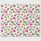 ガーリー物 ラッピングペーパー (フラット)