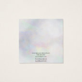 ガーリー真珠層グラデーションスタッド耳飾り表示 (裏面)