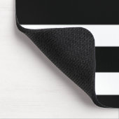 ガーリー花マグノリアストライプス マウスパッド (コーナー)