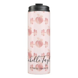 ガーリー赤面バラ金ゴールドフィットネストレーナービジネスカー タンブラー