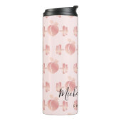 ガーリー赤面バラ金ゴールドフィットネストレーナービジネスカー タンブラー (回転左)