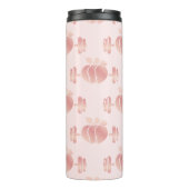 ガーリー赤面バラ金ゴールドフィットネストレーナービジネスカー タンブラー (裏面)