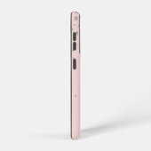 ガーリー赤面ピンクのパーソナライズ可能な名前 SAMSUNG GALAXYケース (右側面)