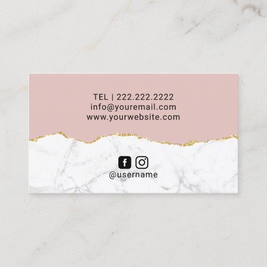 ガーリー赤面ピンクウォーター色の羽毛イベント計画 名刺 (裏面)