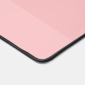 ガーリー赤面ピンクエレガントのパーソナライズ名 デスクマット (コーナー)