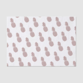 ガーリー赤面ピンクグリッターパイナップルパターン 薄葉紙