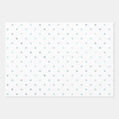 ガーリー赤面ピンクドット ラッピングペーパーシート (正面3)