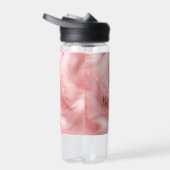 ガーリー赤面ピンクフフェイクァーラッピング紙 ウォーターボトル (右面)