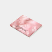 ガーリー赤面ピンクフフェイクァーラッピング紙 ポストイット (アングル)