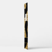 ガーリー金ゴールドグリッタートラストライプー名 Case-Mate iPhoneケース (裏面 / 右)