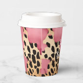 ガーリー金ゴールドピンク 紙コップ (右)