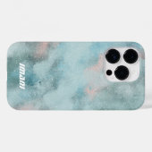 ガーリー銀河系SF名ケースメイトiPhoneケース Case-Mate iPhoneケース (裏面 (横))