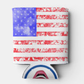 ガーリー雲とフェイクレース旗 缶クーラー (裏面)