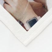 ガーリー20枚の写真最高の友モダンシンプル人 フリースブランケット (角)