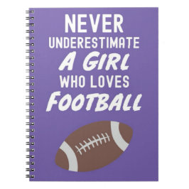 ガーリー ゴルフ フットボール ギフト 女の子用 子供 秋 ピンク ノートブック