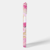 ガーリー チック 水彩 花柄 - 名前入り Case-Mate iPhoneケース (裏面 / 右)